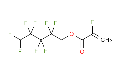 CAS No. 87910-92-7, 2,2,3,3,4,4,5,5-octafluoropentyl 2-fluoroprop-2-enoate