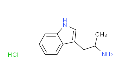 CAS No. 879-36-7, 1-(1H-Indol-3-yl)propan-2-amine hydrochloride