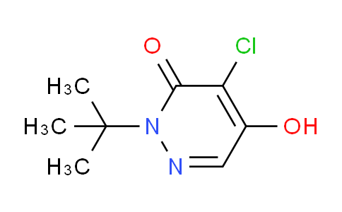 CAS No. 88093-48-5, 2-(tert-butyl)-4-chloro-5-hydroxypyridazin-3(2H)-one