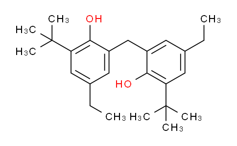 CAS No. 88-24-4, 6,6'-Methylenebis(2-(tert-butyl)-4-ethylphenol)
