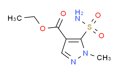 CAS No. 88398-81-6, 1-methyl-5-sulfamoyl-4-pyrazolecarboxylic acid ethyl ester