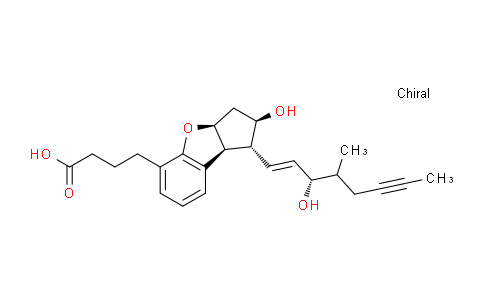 CAS No. 88430-50-6, 4-[(1R,2R,3aS,8bS)-2-hydroxy-1-[(E,3S)-3-hydroxy-4-methyloct-1-en-6-ynyl]-2,3,3a,8b-tetrahydro-1H-cyclopenta[b]benzofuran-5-yl]butanoic acid