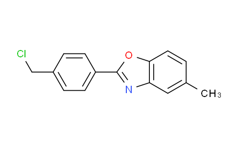 CAS No. 88489-87-6, 2-[4-(chloromethyl)phenyl]-5-methyl-1,3-benzoxazole