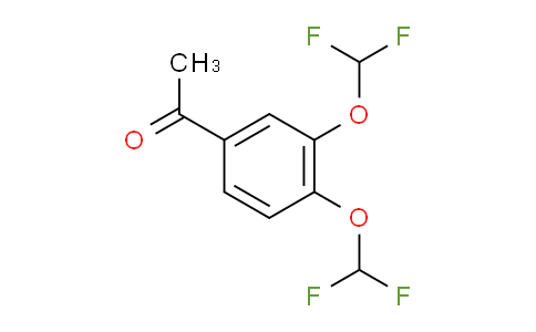 CAS No. 885132-71-8, 1-[3,4-Bis(difluoromethoxy)phenyl]ethanone