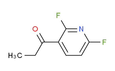 CAS No. 885132-93-4, 1-(2,6-difluoro-3-pyridinyl)-1-propanone