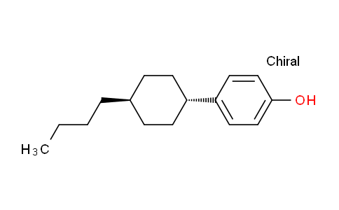 CAS No. 88581-00-4, 4-(Trans-4-butylcyclohexyl)phenol