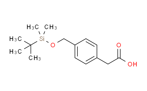 CAS No. 886363-54-8, 2-[4-[[tert-butyl(dimethyl)silyl]oxymethyl]phenyl]acetic acid