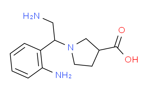 CAS No. 886363-85-5, 1-[2-Amino-1-(2-amino-phenyl)-ethyl]-pyrrolidine-3-carboxylicacid