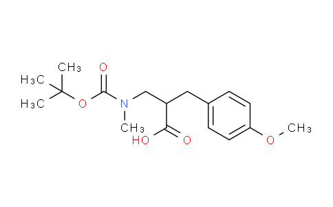 CAS No. 886364-75-6, 3-((tert-Butoxycarbonyl)(methyl)amino)-2-(4-methoxybenzyl)propanoic acid