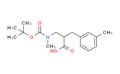 CAS No. 886364-81-4, 3-((tert-Butoxycarbonyl)(methyl)amino)-2-(3-methylbenzyl)propanoic acid
