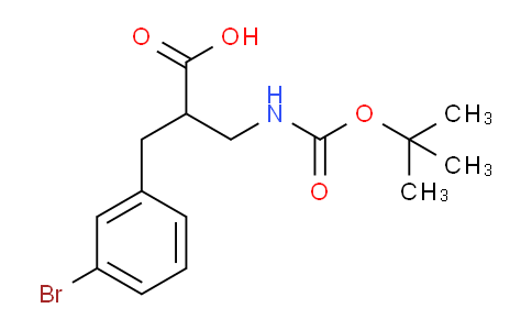 CAS No. 886364-87-0, 2-[(3-bromophenyl)methyl]-3-[[(2-methylpropan-2-yl)oxy-oxomethyl]amino]propanoic acid