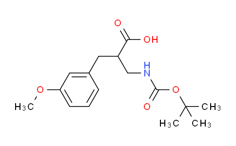 CAS No. 886364-91-6, 2-[(3-Methoxyphenyl)methyl]-3-[(2-methylpropan-2-yl)oxycarbonylamino]propanoic acid