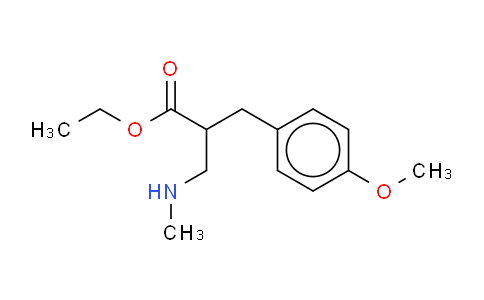 CAS No. 886366-05-8, Ethyl 2-methylaminomethyl- 3-(4-methoxyphenyl)propionate