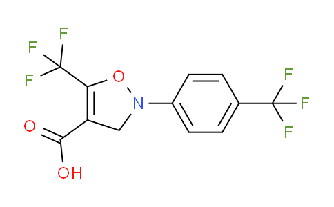 CAS No. 886497-47-8, 5-(trifluoromethyl)-2-[4-(trifluoromethyl)phenyl]-3H-isoxazole-4-carboxylic acid