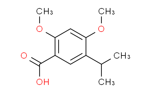 CAS No. 888216-48-6, 2,4-dimethoxy-5-propan-2-ylbenzoic acid