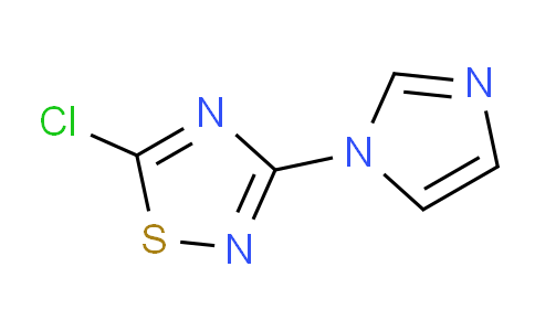 CAS No. 888313-69-7, 5-chloro-3-(1-imidazolyl)-1,2,4-thiadiazole
