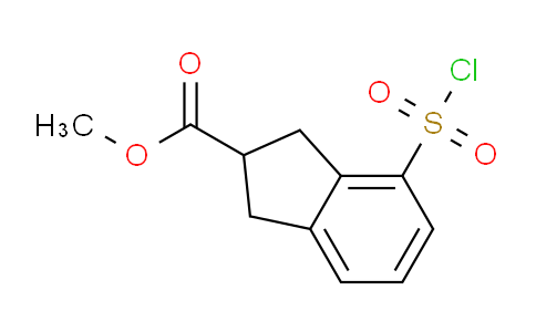 CAS No. 888327-29-5, 4-chlorosulfonyl-2,3-dihydro-1H-indene-2-carboxylic acid methyl ester