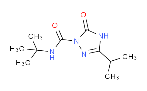 CAS No. 889062-05-9, N-(tert-Butyl)-3-isopropyl-5-oxo-4,5-dihydro-1H-1,2,4-triazole-1-carboxamide