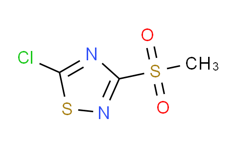 CAS No. 88982-72-3, 5-Chloro-3-(methylsulfonyl)-1,2,4-thiadiazole