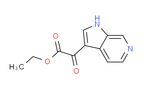 CAS No. 890050-71-2, Ethyl 2-oxo-2-(1H-pyrrolo[2,3-c]pyridin-3-yl)acetate