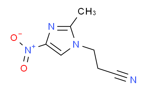 CAS No. 89128-08-5, 3-(2-methyl-4-nitro-1-imidazolyl)propanenitrile