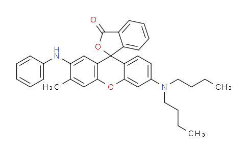 CAS No. 89331-94-2, 2'-anilino-6'-(dibutylamino)-3'-methyl-1-spiro[isobenzofuran-3,9'-xanthene]one