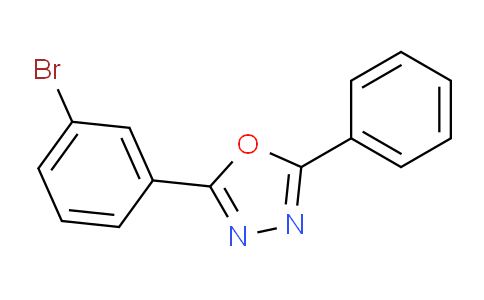 CAS No. 89482-00-8, 2-(3-bromophenyl)-5-phenyl-1,3,4-oxadiazole
