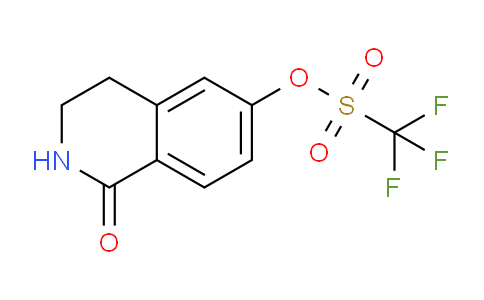 CAS No. 897374-38-8, trifluoromethanesulfonic acid (1-oxo-3,4-dihydro-2H-isoquinolin-6-yl) ester