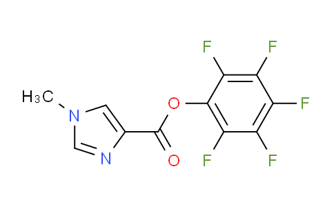 CAS No. 898288-88-5, Pentafluorophenyl 1-methyl-1H-imidazole-4-carboxylate