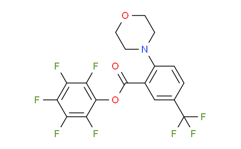 CAS No. 898289-52-6, Perfluorophenyl 2-(morpholin-4-yl)-5-(trifluoromethyl)benzoate
