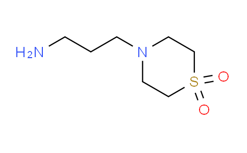 CAS No. 90000-25-2, 4-(3-Aminopropyl)thiomorpholine 1,1-dioxide