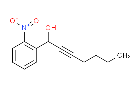 CAS No. 902525-28-4, 1-(2-Nitrophenyl)hept-2-yn-1-ol