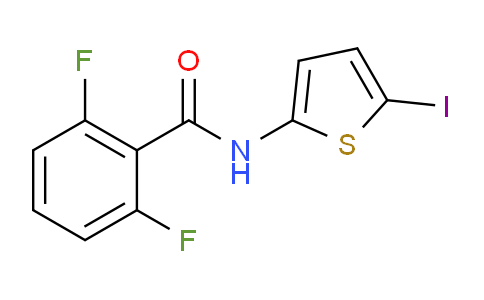 CAS No. 902775-26-2, 2,6-difluoro-N-(5-iodo-2-thiophenyl)benzamide