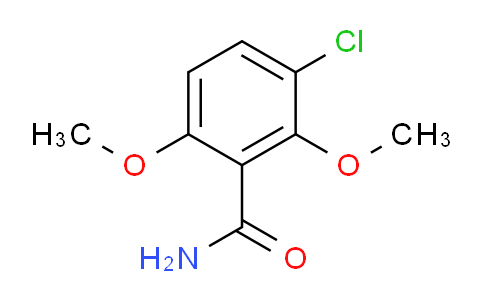 CAS No. 90346-64-8, 3-chloro-2,6-dimethoxybenzamide