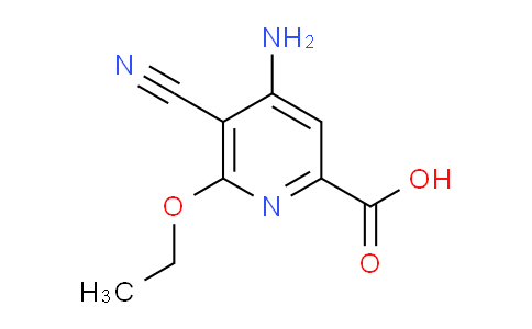 CAS No. 904309-78-0, 4-amino-5-cyano-6-ethoxy-2-pyridinecarboxylic acid