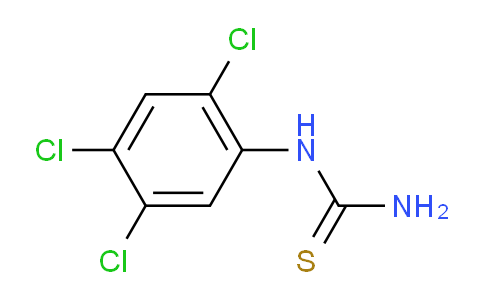 CAS No. 90617-76-8, 1-(2,4,5-Trichlorophenyl)thiourea