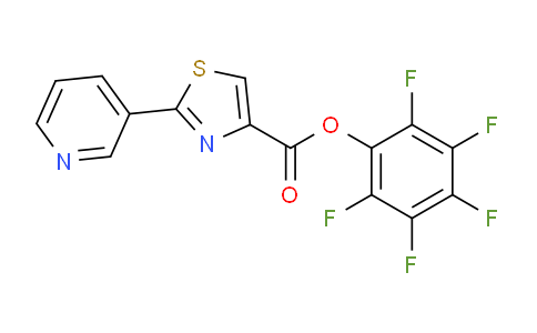 CAS No. 906352-58-7, Pentafluorophenyl 2-pyrid-3-yl-1,3-thiazole-4-carboxylate