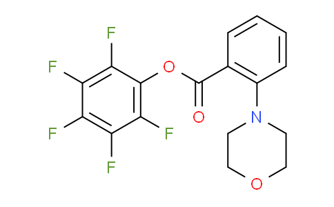 CAS No. 906352-59-8, (2,3,4,5,6-Pentafluorophenyl) 2-morpholin-4-ylbenzoate