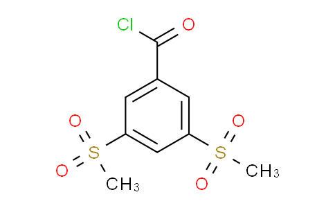 CAS No. 90649-99-3, 3,5-Bis(methylsulphonyl)benzoyl chloride