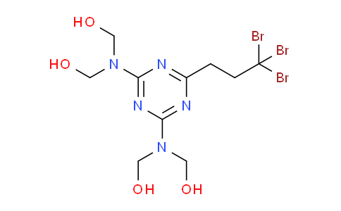 CAS No. 90751-07-8, [[4-[bis(hydroxymethyl)amino]-6-(3,3,3-tribromopropyl)-1,3,5-triazin-2-yl]-(hydroxymethyl)amino]methanol