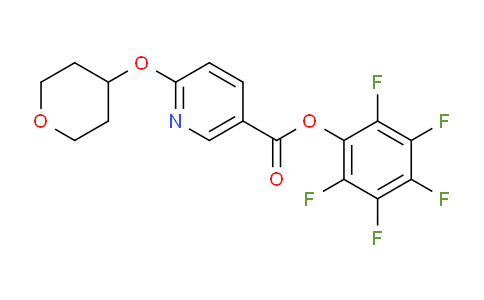 CAS No. 910036-96-3, Pentafluorophenyl 6-(tetrahydropyran-4-yloxy)nicotinate