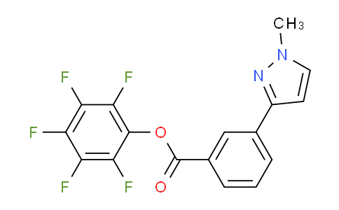 CAS No. 910037-11-5, 3-(1-methyl-3-pyrazolyl)benzoic acid (2,3,4,5,6-pentafluorophenyl) ester