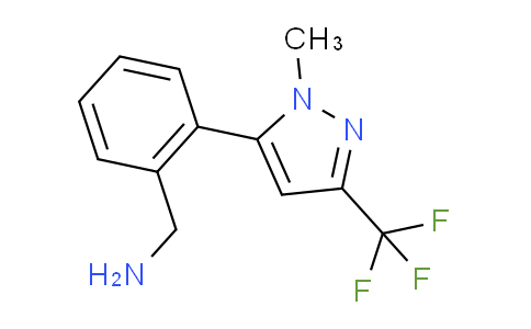 CAS No. 910095-35-1, 2-[1-Methyl-3-(trifluoromethyl)-1H-pyrazol-5-yl]benzylamine