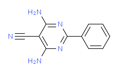 CAS No. 91093-93-5, 4,6-diamino-2-phenyl-5-Pyrimidinecarbonitrile