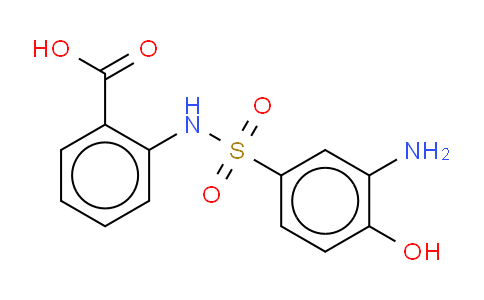 CAS No. 91-35-0, 2-Aminophenol-4-(2'-carboxy)sulfonanilide