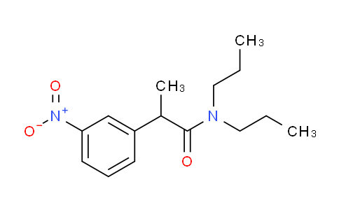 CAS No. 91374-22-0, 2-(3-nitrophenyl)-N,N-dipropylpropanamide