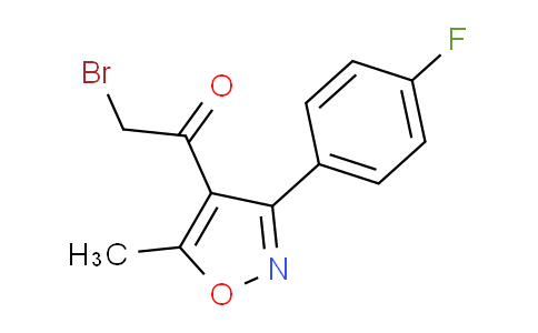 CAS No. 914287-61-9, 2-bromo-1-[3-(4-fluorophenyl)-5-methyl-4-isoxazolyl]ethanone