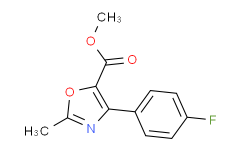 CAS No. 914287-71-1, 4-(4-fluorophenyl)-2-methyl-5-oxazolecarboxylic acid methyl ester