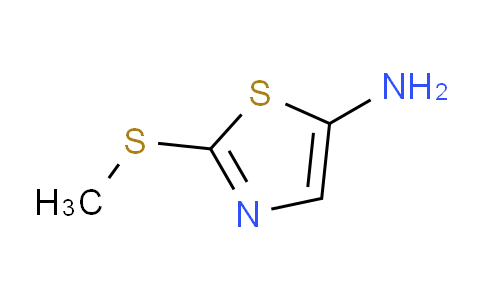CAS No. 91478-68-1, 2-(methylthio)-5-thiazolamine