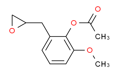 CAS No. 91520-02-4, [2-methoxy-6-(oxiran-2-ylmethyl)phenyl] acetate